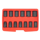 Impact Socket Set 13pc 1/2"Sq Drive Metric | Pipe Manufacturers Ltd..