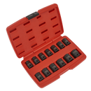 Impact Socket Set 13pc 1/2"Sq Drive 12pt | Pipe Manufacturers Ltd..