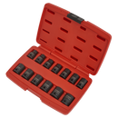 Impact Socket Set 13pc 1/2"Sq Drive 12pt | Pipe Manufacturers Ltd..