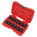 Impact Socket Set 13pc 1/2"Sq Drive Lock-Onª 6pt Metric | Pipe Manufacturers Ltd..