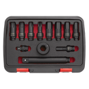 Impact Socket Bit & Accessories Set 12pc 3/4"Sq Drive | Pipe Manufacturers Ltd..