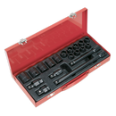 Impact Socket Set 19pc 1/2"Sq Drive Metric | Pipe Manufacturers Ltd..