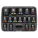 16pc 1/2"Sq Drive Impact Socket Set