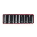 Impact Socket Set 10pc 1/2"Sq Drive Deep Metric | Pipe Manufacturers Ltd..