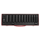 Impact Socket Set 15pc 1/2"Sq Drive Deep Metric | Pipe Manufacturers Ltd..