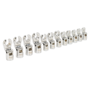 Flexible Crow's Foot Spanner Set 12pc 3/8"Sq Drive Metric | Pipe Manufacturers Ltd..