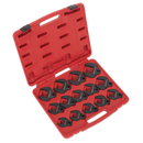 Crow's Foot Spanner Set 14pc 1/2"Sq Drive Metric | Pipe Manufacturers Ltd..