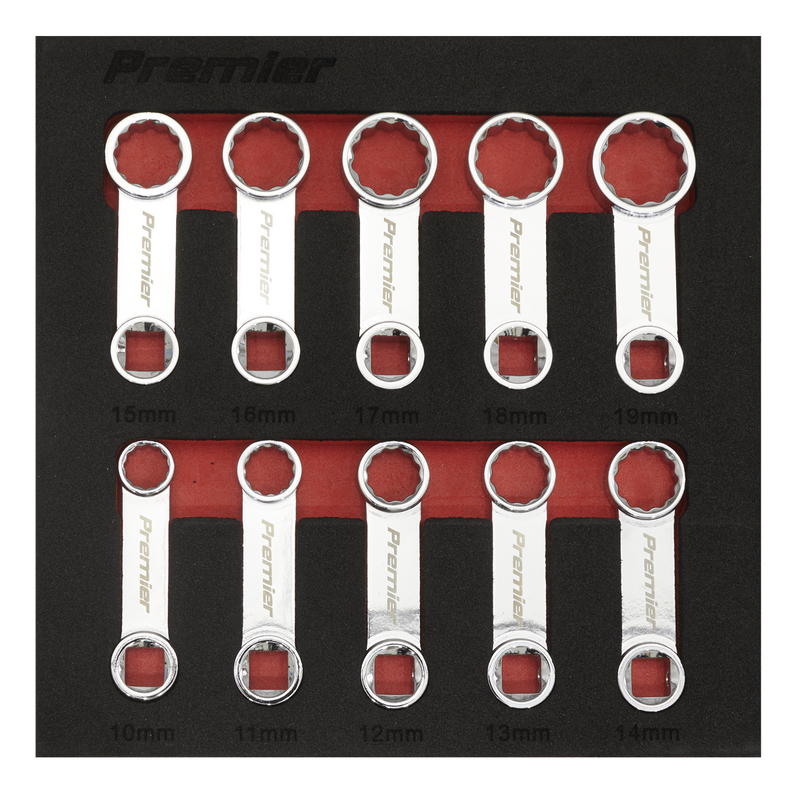 Torque Adaptor Spanner Set 10pc 3/8"Sq Drive - Metric | Pipe Manufacturers Ltd..