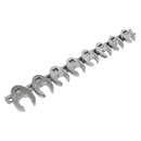 Crow's Foot Spanner Set 8pc 3/8"Sq Drive Imperial | Pipe Manufacturers Ltd..