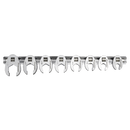 Crow's Foot Spanner Set 8pc 3/8"Sq Drive Imperial | Pipe Manufacturers Ltd..