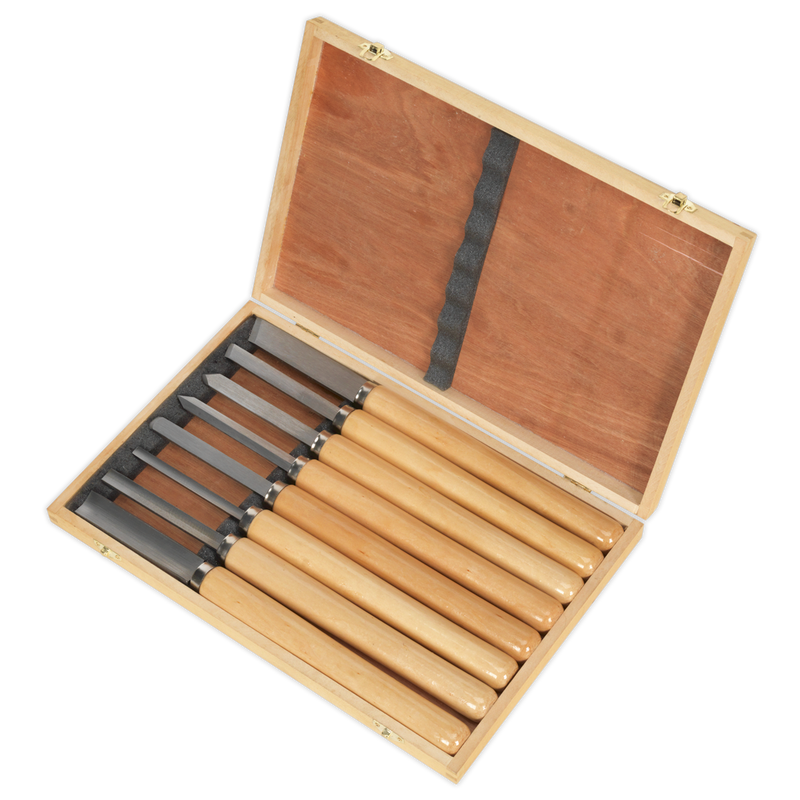 Wood Turning Chisel Set 8pc | Pipe Manufacturers Ltd..