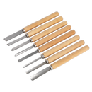 Wood Turning Chisel Set 8pc | Pipe Manufacturers Ltd..