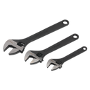 Adjustable Wrench Set 3pc Rust Resistant | Pipe Manufacturers Ltd..