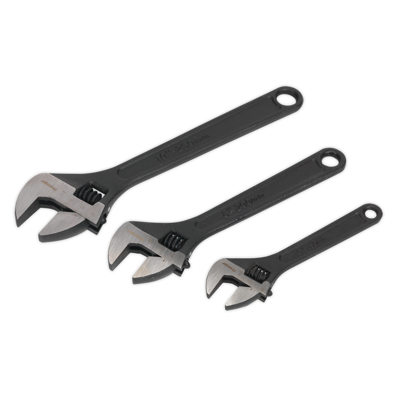 Adjustable Wrench Set 3pc Rust Resistant | Pipe Manufacturers Ltd..