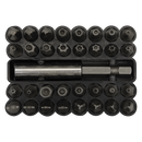 Security Bit & Magnetic Adaptor Set 33pc | Pipe Manufacturers Ltd..