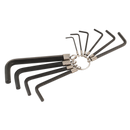 Hex Key Set on Ring 10pc Metric | Pipe Manufacturers Ltd..