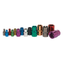 TRX-Star* Socket Set 14pc 1/4", 3/8" & 1/2"Sq Drive E4-E24 Multi-Coloured | Pipe Manufacturers Ltd..