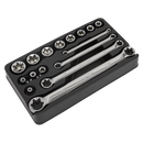 TRX-Star* 3/8"Sq Drive Socket & Spanner Set 16pc | Pipe Manufacturers Ltd..