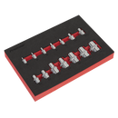 TRX-Star* Socket Set 14pc 1/4", 3/8" & 1/2"Sq Drive E4-E24 | Pipe Manufacturers Ltd..