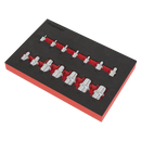TRX-Star* Socket Set 14pc 1/4", 3/8" & 1/2"Sq Drive E4-E24 | Pipe Manufacturers Ltd..