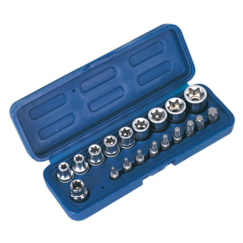 TRX-Star* Socket & Bit Set 19pc | Pipe Manufacturers Ltd..