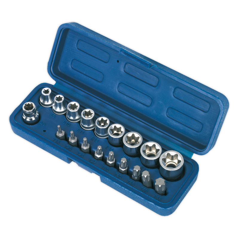 TRX-Star* Socket & Bit Set 19pc | Pipe Manufacturers Ltd..