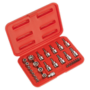 TRX-Star* Socket & Security Bit Set 29pc 1/4"Sq & 3/8"Sq Drive | Pipe Manufacturers Ltd..