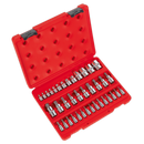 TRX-Star* Socket & Security Socket Bit Set 38pc 1/4", 3/8" & 1/2"Sq Drive | Pipe Manufacturers Ltd..