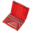 TRX-Star* Socket, Bit & Spanner Set 35pc 3/8"Sq Drive | Pipe Manufacturers Ltd..
