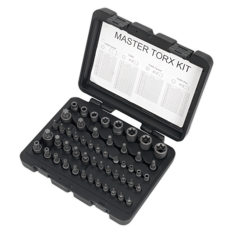 TRX-Star* Master Socket Set 52pc 1/4", 3/8" & 1/2"Sq Drive | Pipe Manufacturers Ltd..