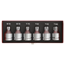 Security TRX-Star* & Security Spline Socket Bit Set 6pc 3/4"Sq Drive | Pipe Manufacturers Ltd..
