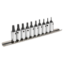 TRX-Star* Socket Bit Set 10pc 1/4"Sq Drive | Pipe Manufacturers Ltd..