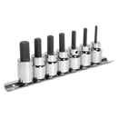 Hex Socket Bit Set 7pc 3/8"Sq Drive Metric | Pipe Manufacturers Ltd..