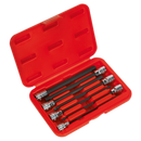 Hex Socket Bit Set 7pc 3/8"Sq Drive 150mm Metric | Pipe Manufacturers Ltd..