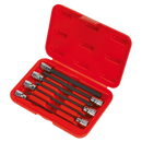 Hex Socket Bit Set 7pc 3/8"Sq Drive 150mm Metric | Pipe Manufacturers Ltd..