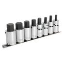 Hex Socket Bit Set 8pc 1/2"Sq Drive Metric | Pipe Manufacturers Ltd..