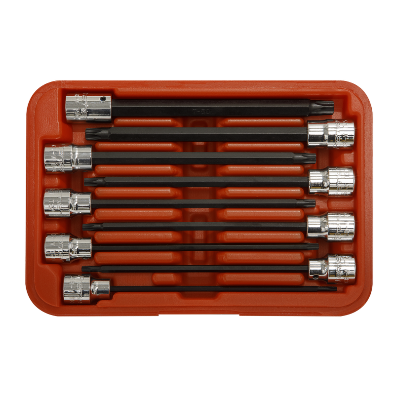 TRX-Star* Socket Bit Set 9pc 3/8"Sq Drive 150mm | Pipe Manufacturers Ltd..