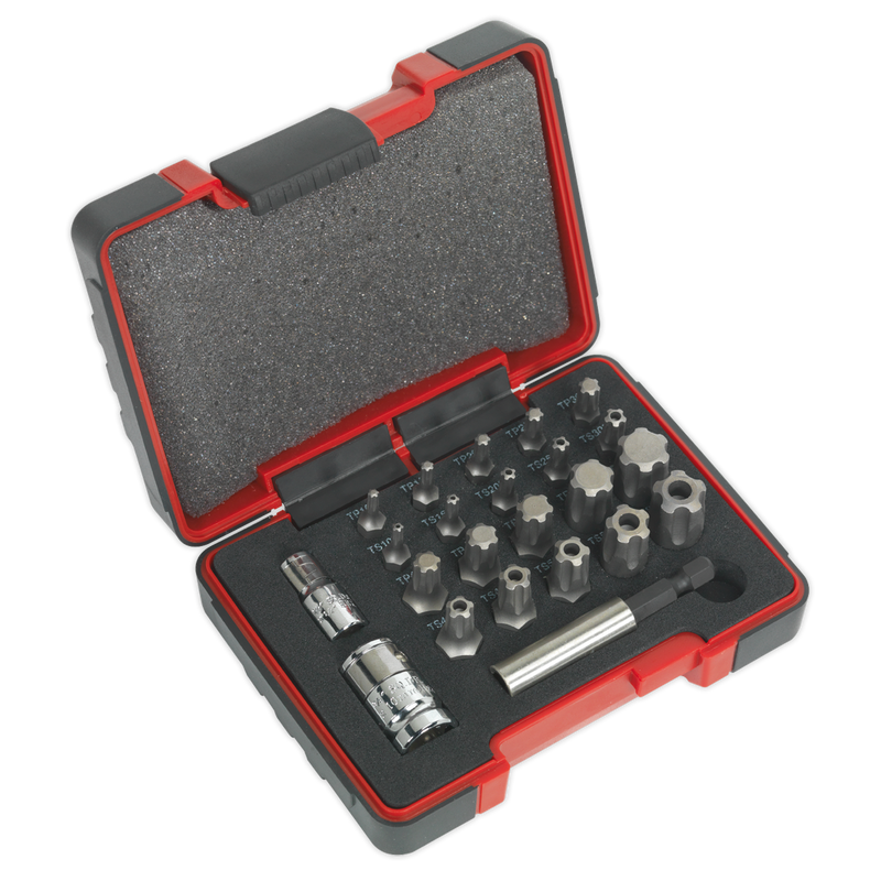 TRX-P* & Security TRX-TS* Bit Set 23pc 1/4" & 3/8"Sq Drive | Pipe Manufacturers Ltd..