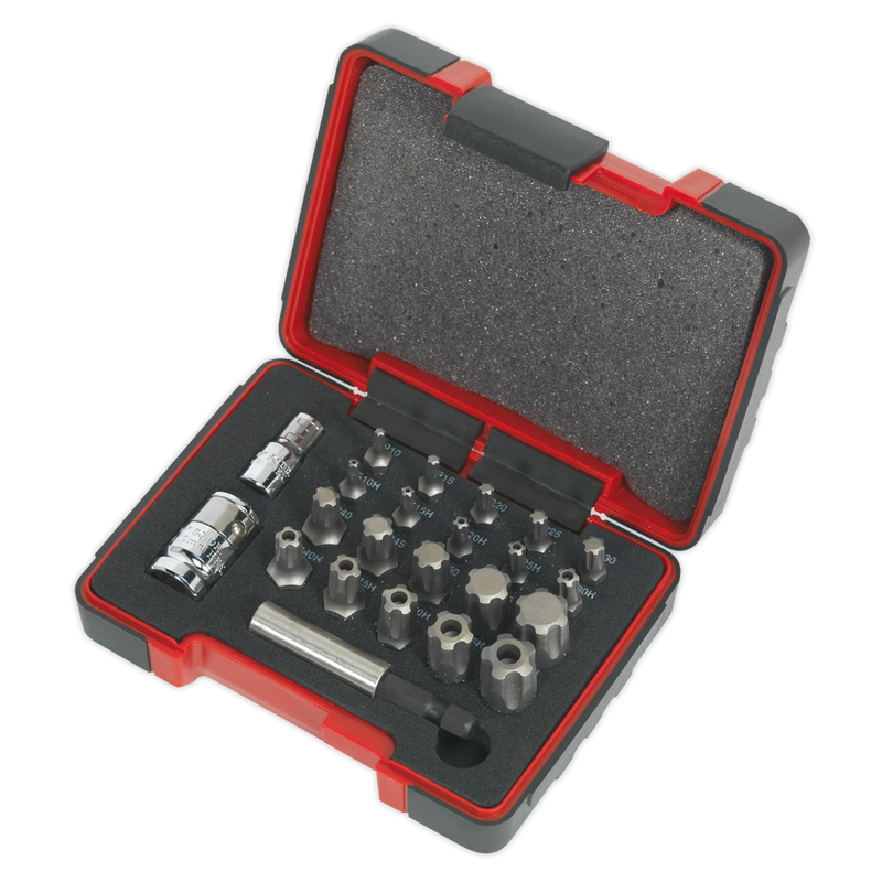 TRX-P* & Security TRX-TS* Bit Set 23pc 1/4" & 3/8"Sq Drive | Pipe Manufacturers Ltd..