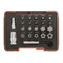 TRX-P* & Security TRX-TS* Bit Set 23pc 1/4" & 3/8"Sq Drive | Pipe Manufacturers Ltd..