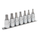 Ribe Socket Bit Set 7pc 3/8"Sq Drive 50mm | Pipe Manufacturers Ltd..