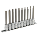 TRX-Star* Socket Bit Set 10pc 3/8"Sq Drive 100mm | Pipe Manufacturers Ltd..