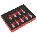 Hex Socket Bit Set 9pc 3/8"Sq Drive - Metric | Pipe Manufacturers Ltd..