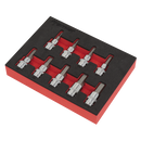 Hex Socket Bit Set 9pc 3/8"Sq Drive - Metric | Pipe Manufacturers Ltd..