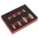 Spline Socket Bit Set 8pc 1/4", 3/8" & 1/2"Sq Drive | Pipe Manufacturers Ltd..