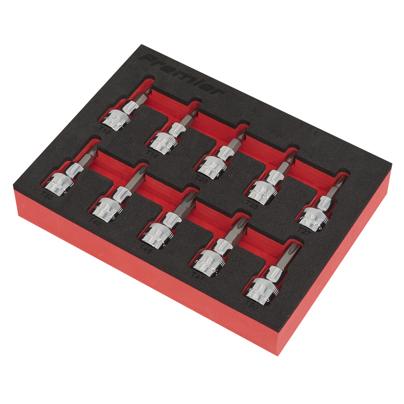 TRX-Star* Socket Bit Set 10pc 3/8"Sq Drive | Pipe Manufacturers Ltd..