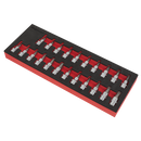 TRX-Star*/Hex/Spline Socket Bit Set 22pc 3/8"Sq Drive | Pipe Manufacturers Ltd..