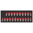 TRX-Star*/Hex/Spline Socket Bit Set 22pc 3/8"Sq Drive | Pipe Manufacturers Ltd..