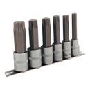 TRX-Star* Socket Bit Set 6pc 1/2"Sq Drive 100mm | Pipe Manufacturers Ltd..