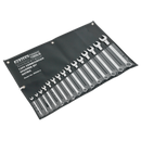 Combination Spanner Set 15pc Metric | Pipe Manufacturers Ltd..